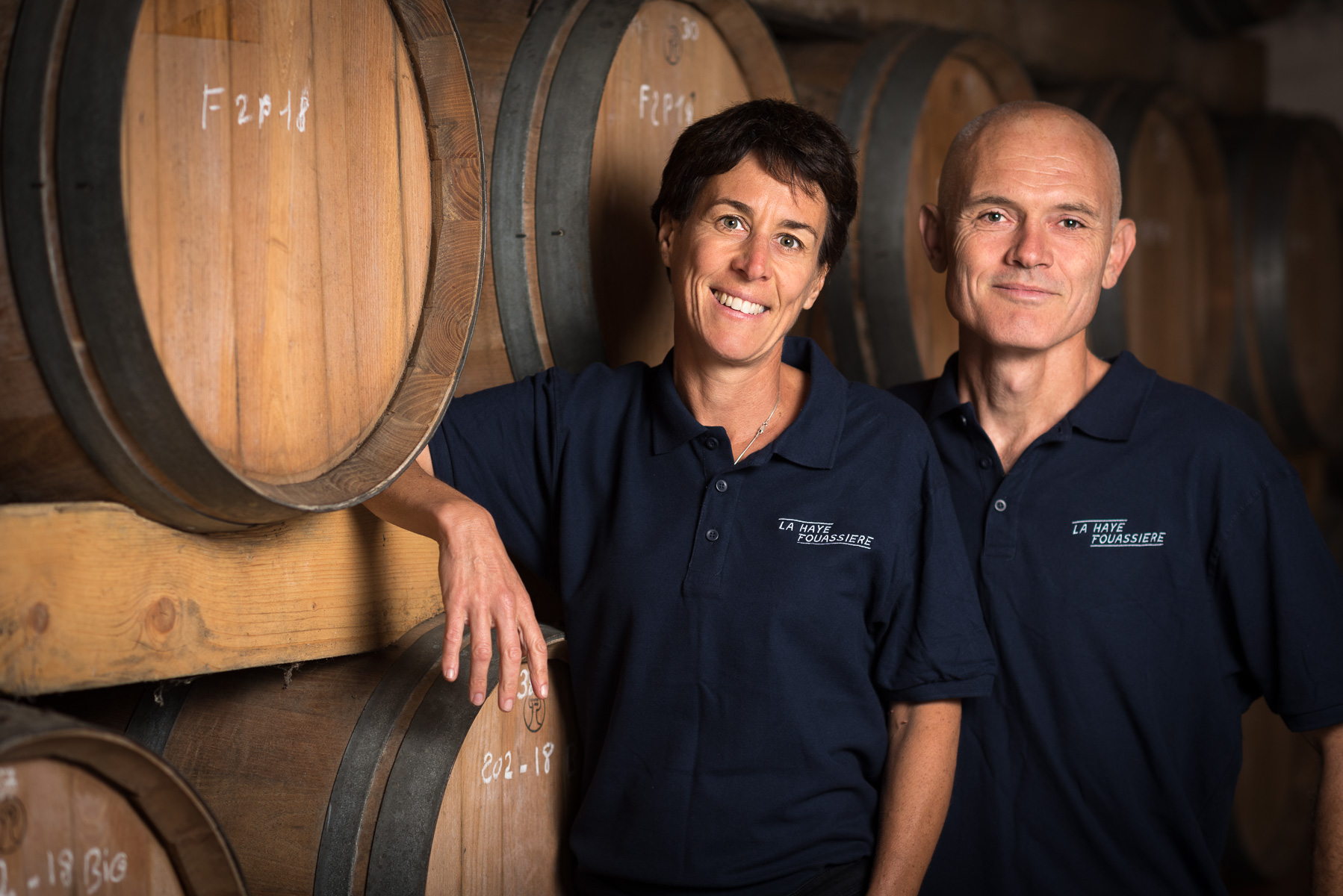 Portraits - Domaine Les Trois Toits - Cécile Perraud et Vincent Barbier ©emelineboileau